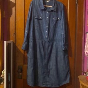 Cj banks denim dress size 18W
